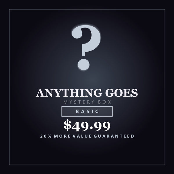 Big Z's Anything Goes Mystery Box Basic, $49.99, 20% more value guaranteed