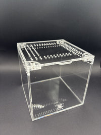 4 x 4 x 4 in Burrow Buddy Acrylic Enclosure, 3 mm