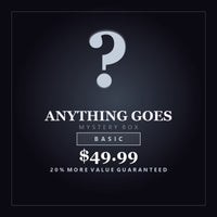 Big Z's Anything Goes Mystery Box Basic, $49.99, 20% more value guaranteed