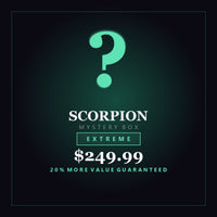 Big Z's Scorpion Mystery Box Extreme, $249.99, 20% more value guaranteed