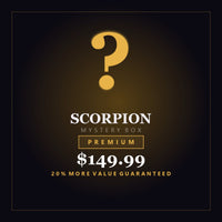 Big Z's Scorpion Mystery Box Premium, $149.99, 20% more value guaranteed