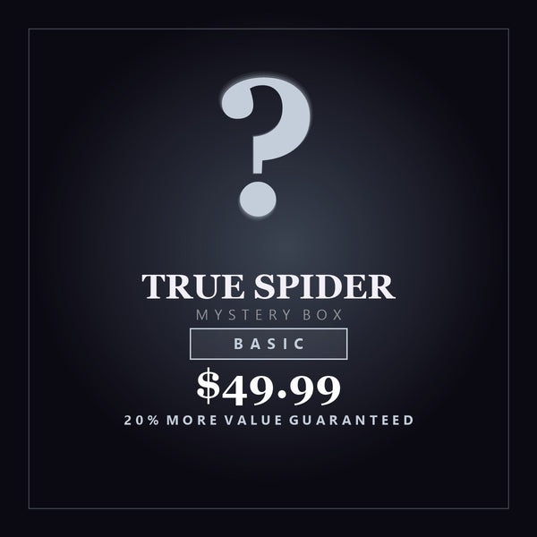 Big Z's True Spider Mystery Box Basic, $49.99, 20% more value guaranteed