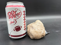 Repti Zoo extra small hide cave EHR07XS, side profile with soda can for scale