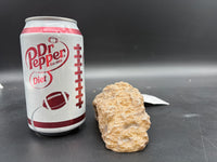 Repti Zoo extra small corner hide EHR08XS, side profile with soda can for scale