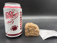 Repti Zoo extra small corner hide EHR08XS, rear view with soda can for scale