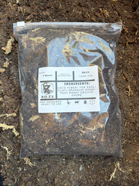 Big Z's Tropical Burrow Mix in a labeled 1-quart bag