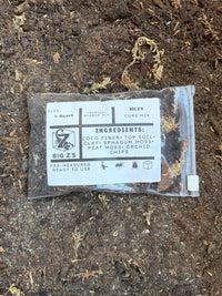 Big Z's Tropical Burrow Mix in a labeled quarter dry quart bag