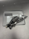 6 by 8 inch dial control heat pad XHC-F035G, front label: model, rating, bundled cord and rotary controller